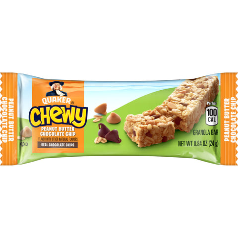 Quaker Chewy GRANOLA BAR CHEWY PEANUT BUTTER CHOCOLATE CHIP