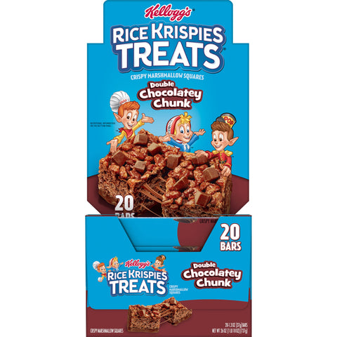 Kellogg's® SNACK BAR RICE KRISPIES TREATS® DOUBLE CHOCOLATEY CHUNK