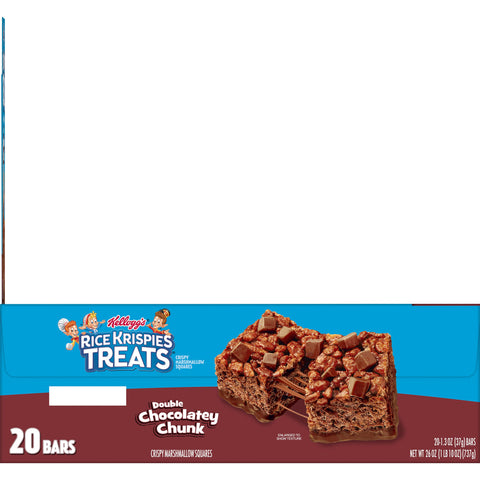 Kellogg's® SNACK BAR RICE KRISPIES TREATS® DOUBLE CHOCOLATEY CHUNK