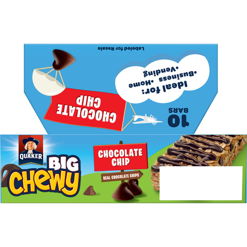 Quaker Chewy GRANOLA BAR BIG CHEWY CHOCOLATE CHIP