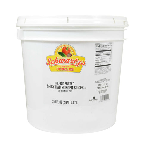Bay Valley Foods Refrigerated Jalapeno Pickle Chips, 2 Gallon.