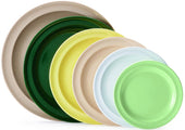 GET Enterprises SuperMel Melamine Round Tan Plate, 10.25 inch -- 24 per case