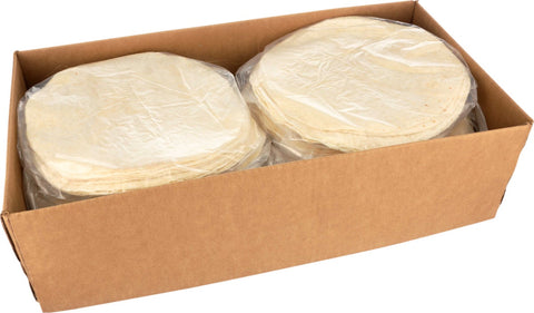 Mexican Original Receta de Oro White Pressed Flour Tortilla, 10 inch -- 12 per case.
