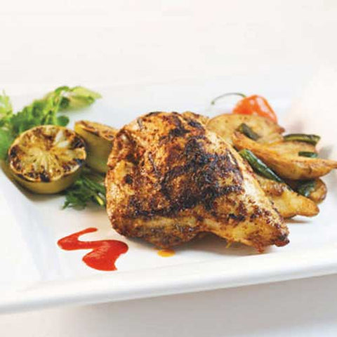 Tyson Individual Quick Frozen Halves Chicken Breast, 8.2 Ounce -- 36 per case.