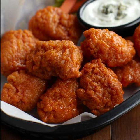 Tyson Frozen Fully Cooked Golden Crispy Chicken Breast Chunk Fritters with Rib Meat, 10 Pounds.