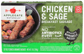 Applegate Farms Chicken and Sage Breakfast Sausage, 7 Ounce -- 12 per case