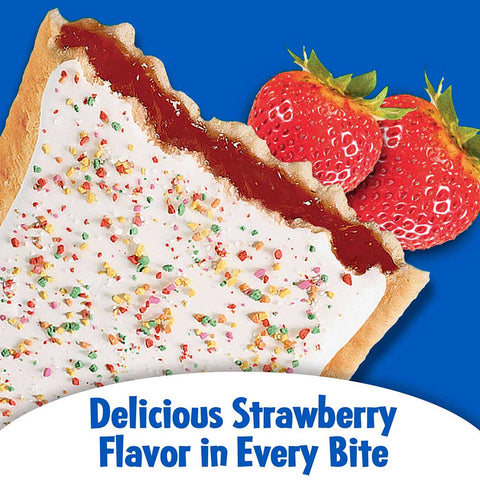 Pop Tarts Frosted Strawberry Toaster Pastry, 1.76 Ounce -- 120 per case.