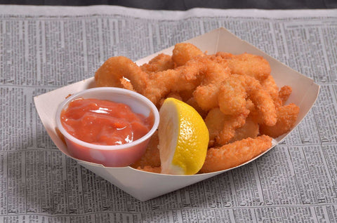King and Prince Imitation Breaded Shrimp, 8 Ounce -- 12 per case.