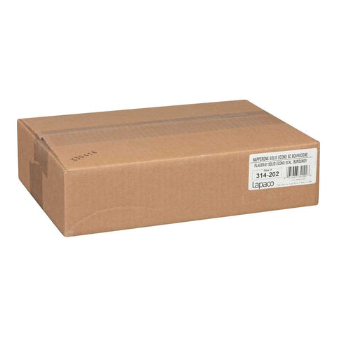Lapaco Solid Econo Scal Burgandy Placemat -- 1000 per case.