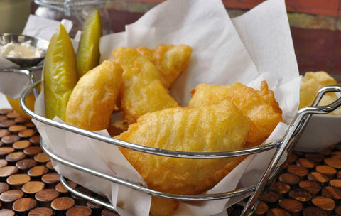 Singleton Natural Hand Cut Beer Battered Cod Fillet, 10 Pound.