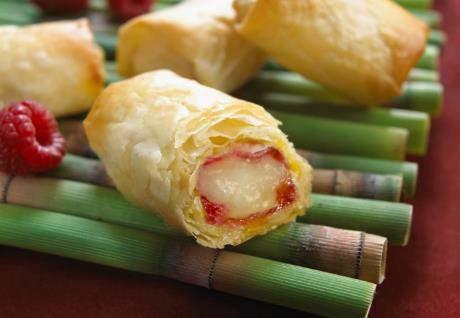 Cuisine Innovations Brie Wrapped in Fillo -- 100 per case.