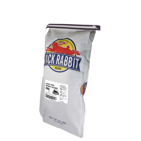 Jack Rabbit Light Red Kidney Beans - 25 lb. package, 1 package per case