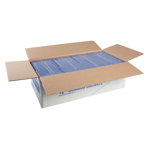 Royal 12 inch Bamboo Skewer, 100 count per pack -- 96 per case.