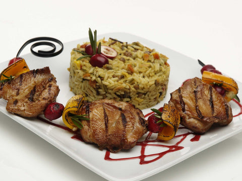 Manchester Farms Medallions Boneless Quail Breast -- 48 per case.