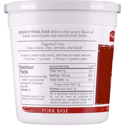 Nestle Minors No Added MSG Pork Base, 1 Pound -- 6 per case.