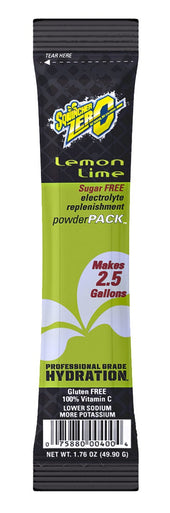 Sqwincher Zero Lemon Lime Instant Drink Mix, 2.5 Gallon -- 32 per case.