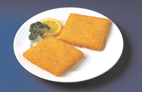 Japanese Bread Crumb Crispy Style Square Cod, 4 Ounce of 39-41 Pieces, 10 Pound.