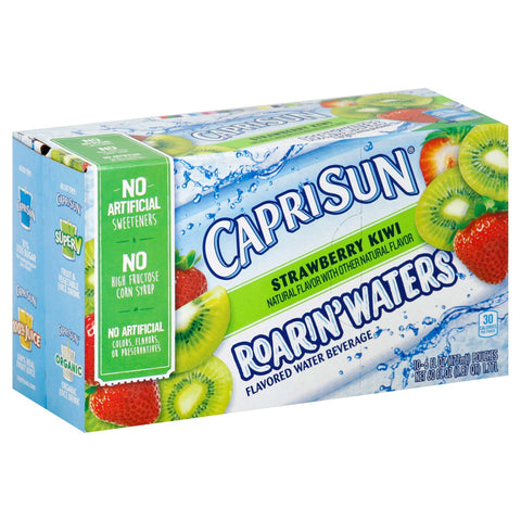 Caprisun Roarin Waters Soft Drink- Ready To Drink Variety Pack, 6 ounce -- 40 pouch per case.