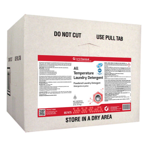 US Chemical All Temperature Laundry Detergent Powder, 25 Pound.