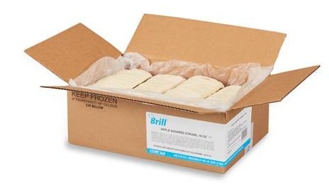 Brill Sugared Apple Strudel, 16 Ounce -- 20 per case