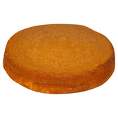HC Brill Uniced White Layer Cake, 8 inch -- 24 per case.