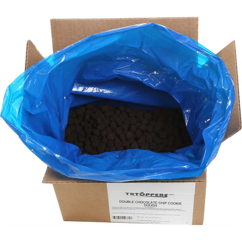 TR Toppers Double Chocolate Cookie Dough, 10 Pound Box.