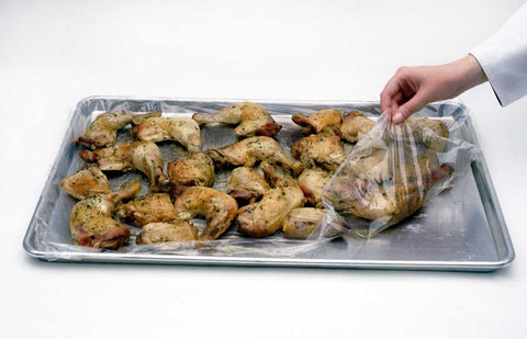 M and Q Packaging Corp PanSaver Bun Sheet Ovenable Pan Liner, 20.5 x 28.5 inch -- 100 per case.