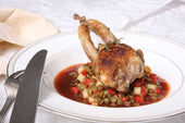 Bandera Quail Semi Boneless Quail, 5.5 Ounce -- 24 per case