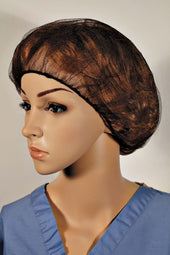 Cellucap Brown Honey Comb Hairnet, 18 inch - 100 per pack -- 10 packs per case.