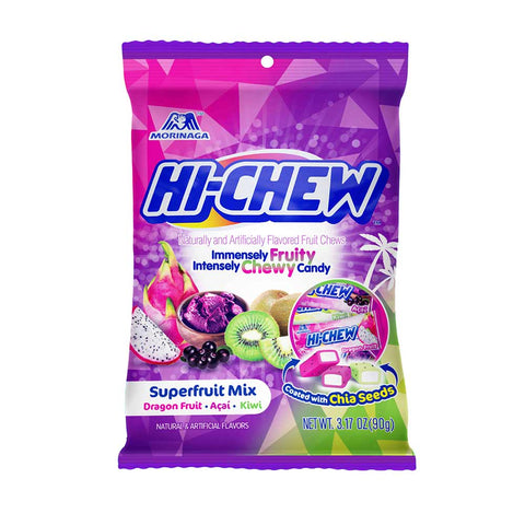 Hi Chew Chewy Candy - Powerwing Display -- 36 per case
