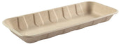Primeware Tan Fiber Tray, 10.25 x 4.38 x 1 inch -- 500 per case.