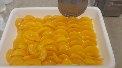 Lovin Spoonfuls Peach Slices in Light Syrup, 105 Ounce -- 6 per case.