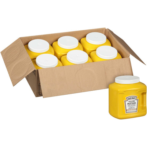 Heinz Yellow Mustard Jug, 104 ounce -- 6 per case