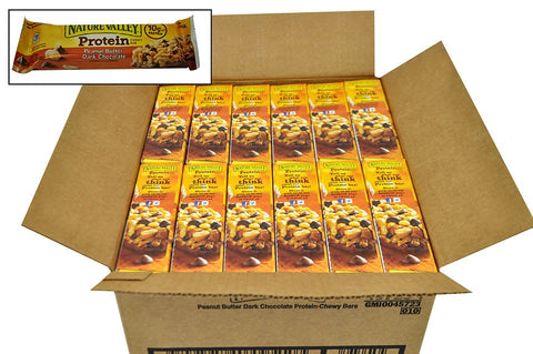 Nature Valley Peanut Butter Dark Chocolate Protein Bar, 7.1 Ounce -- 12 per case.