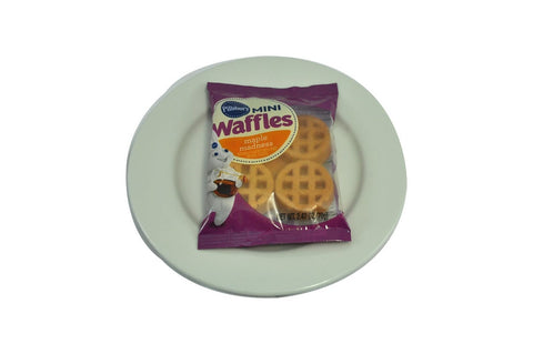 Pillsbury Maple Madness Mini Waffles, 2.47 Ounce -- 72 per case.