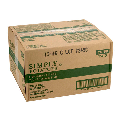 Michael Foods Northern Star Southern Style Diced Potato, 10 Pound -- 2 per case.