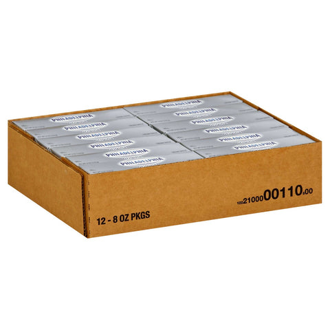 Philadelphia Brick Cream Cheese, 8 Ounce -- 12 per case.