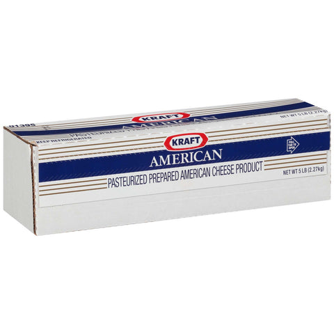 Kraft American Cheese Loaf, 5 Pound -- 6 per case.