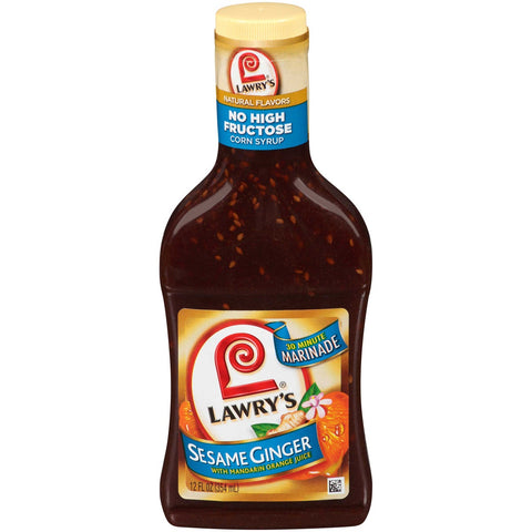 Lawrys 30 Minute Sesame Seed Marinade, 12 Ounce -- 6 per case.