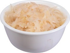 Silver Floss Shredded Sauerkraut -- 32 oz. glass jar, 12 jars per case.