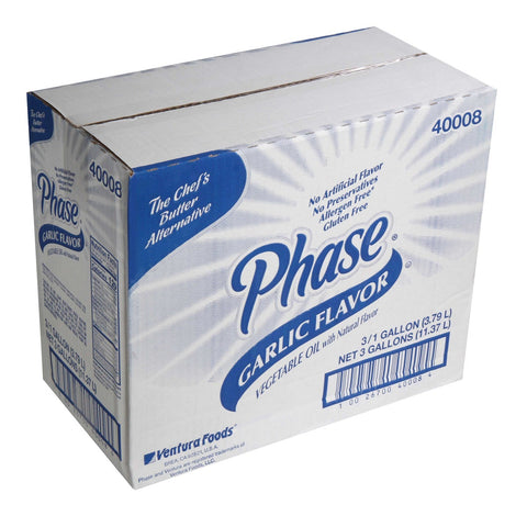 Phase Garlic Liquid Butter Alternative, 1 Gallon -- 3 per case