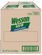 Wesson MFB Blue Bakery Shortening, 50 Pound