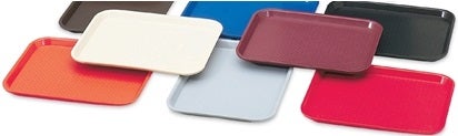 Vollrath Red Fast Food Tray, 10 x 14 inch -- 24 per case