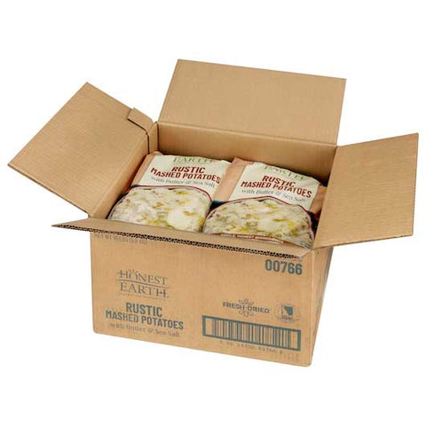 Honest Earth® Rustic Mashed Potatoes with Butter & Sea Salt, 8/26 oz. pchs