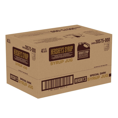 Hersheys Special Dark Semi Sweet Chocolate Syrup, 8 Pound -- 4 per case