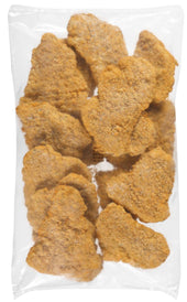 John Soules Foods Asiago Seasoned Fully Cooked Breaded Chicken Breast Fillets, 5 Pound -- 2 per case