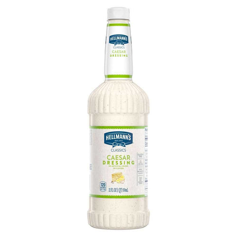 Hellmann's Classics Caesar Salad Dressing Salad Bar Bottle, 32 Ounce -- 6 Per Case