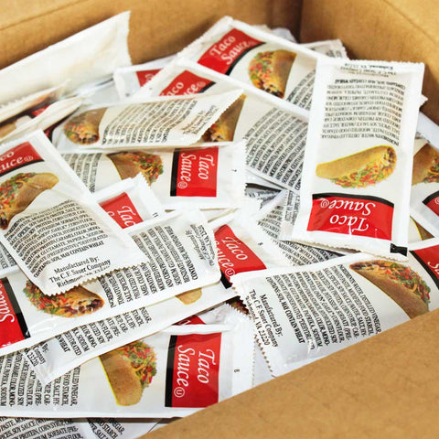 Commodity Dressing Taco Sauce, 9 Gram -- 200 per case.