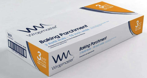 Cofresco Wrapmaster Baking Parchment Refill Roll, 18 inch x 200 feet -- 3 per case