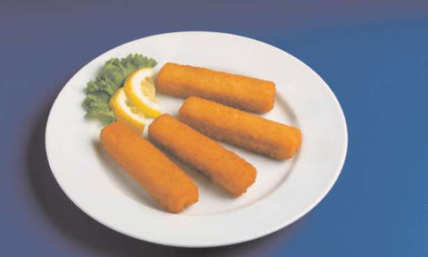 High Liner 1 Ounce Oven Ready Whole Grain Breaded Minced Cod Sticks, 10 Pound.